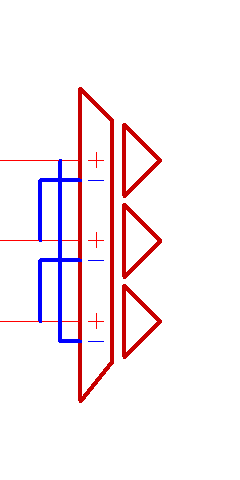Three-phase voltage probe line-line